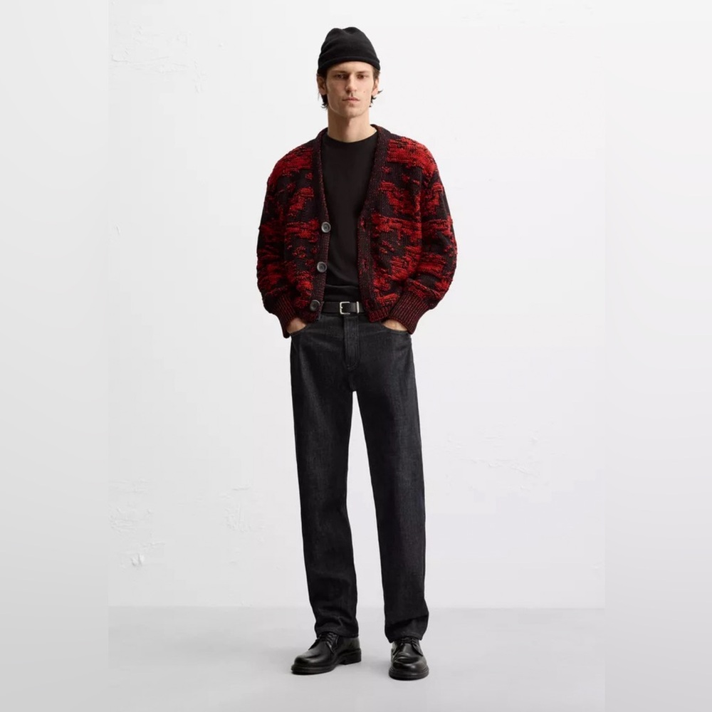 NWT ZARA Limited Edition Jacquard Cardigan